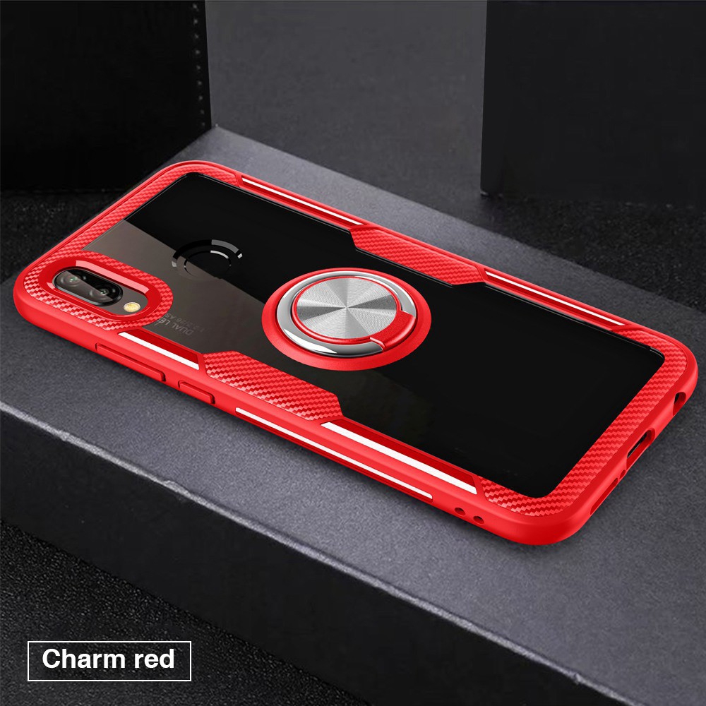 Ốp điện thoại có giá đỡ nhẫn từ tính dành cho Xiaomi Mi 8 Lite Mi 8 Mi 8 SE