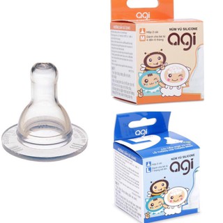 Combo 5 Núm ty Agi L (từ 7 tháng tuổi trở lên)