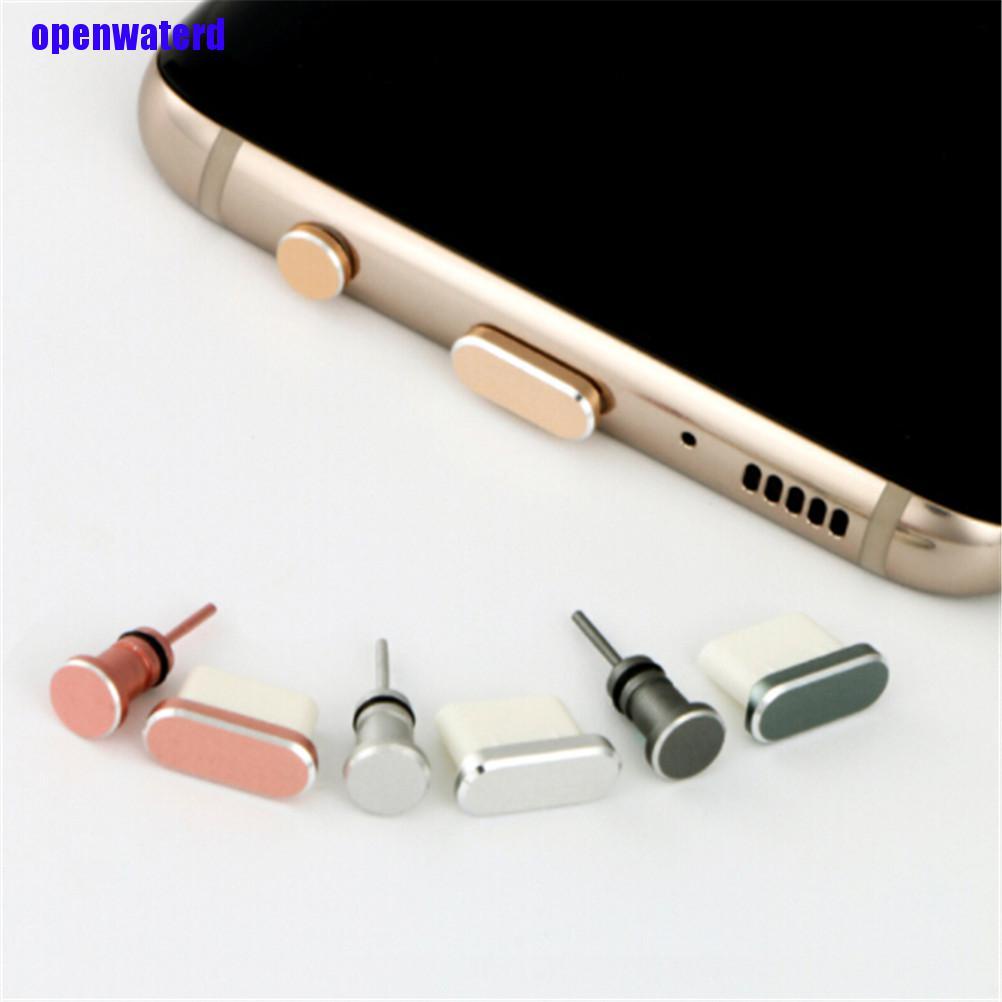 1 Bộ Nút Bịt Cổng Sạc Type C Chống Bụi Cho Tai Nghe Cổng Sạc Usb