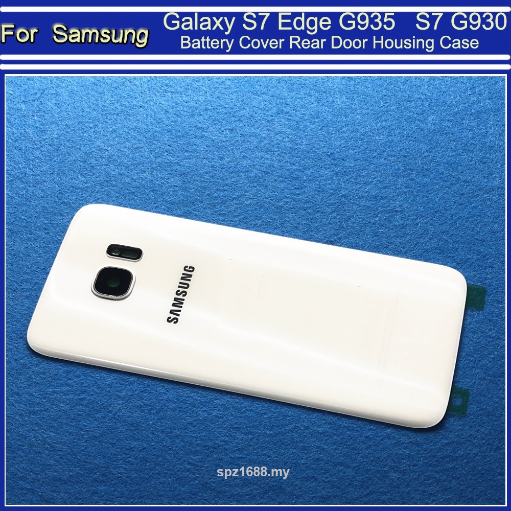 Lưng Nắp Đậy Pin Thay Thế Bằng Kính Cho Samsung Galaxy S7 Edge G935 G935F G935Fd S7 G930 G930Fd