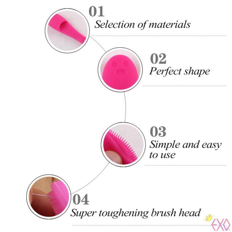 [Hàng mới về] Cọ vệ sinh mũi tẩy tế bào chết loại bỏ mụn đầu đen bằng silicon | BigBuy360 - bigbuy360.vn