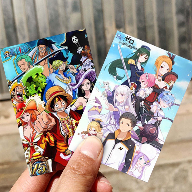 JS Haikyuu!! Attack On Titan, FAIRY TAIL, NARUTO, ONE PIECE, My Hero Academia, Re:Life In A Different World From Zero Photocard Lomo Card 30pcs/Set