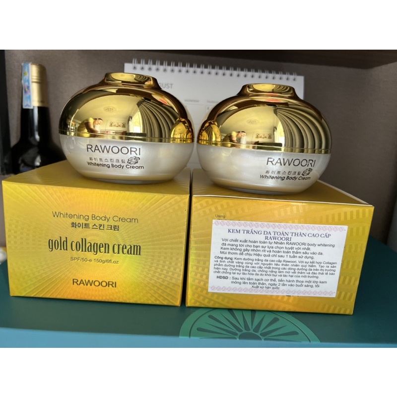 RAWOORI kem dưỡng trắng da toàn thân