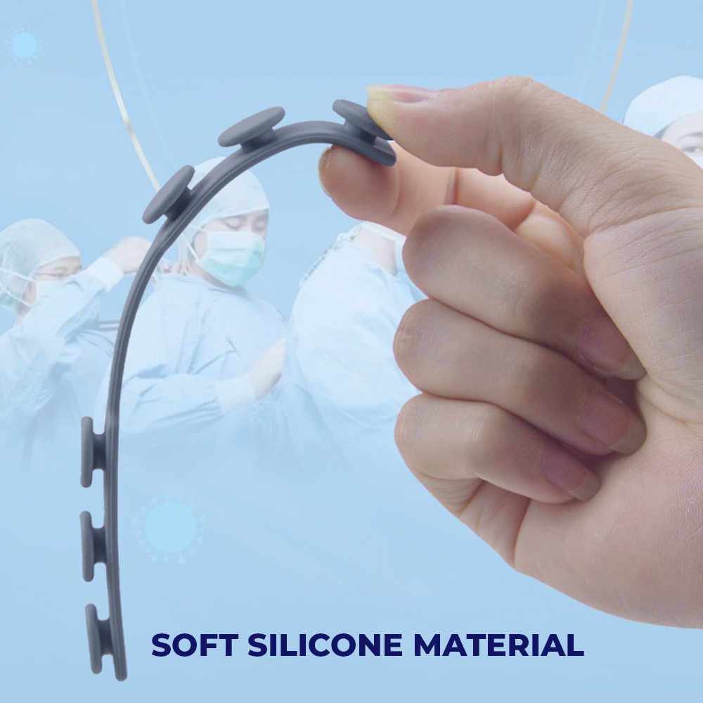 (Hàng Mới Về) Đai Silicone Hỗ Trợ Đeo Khẩu Trang Chống Bụi Khi Đi Du Lịch | BigBuy360 - bigbuy360.vn