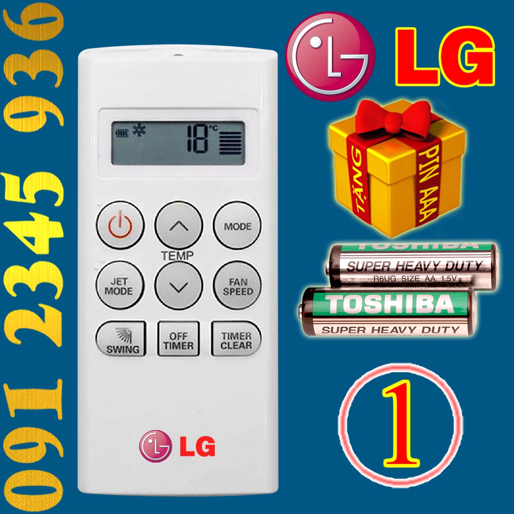 Remote Điều khiển Điều hòa Máy lạnh LG &quot;NHIỀU MẪU&quot; + &quot;HÀNG ĐẸP&quot; - Phần 1