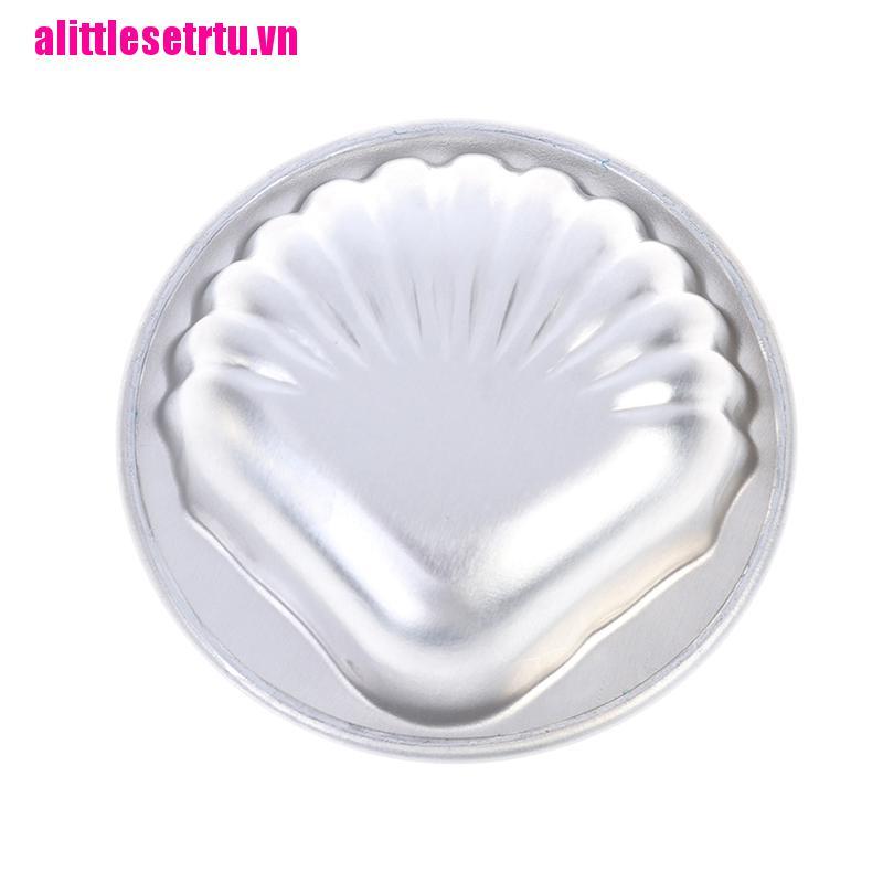 Set 5 Khuôn Làm Bánh Hình Vỏ Sò Bằng Hợp Kim Nhôm