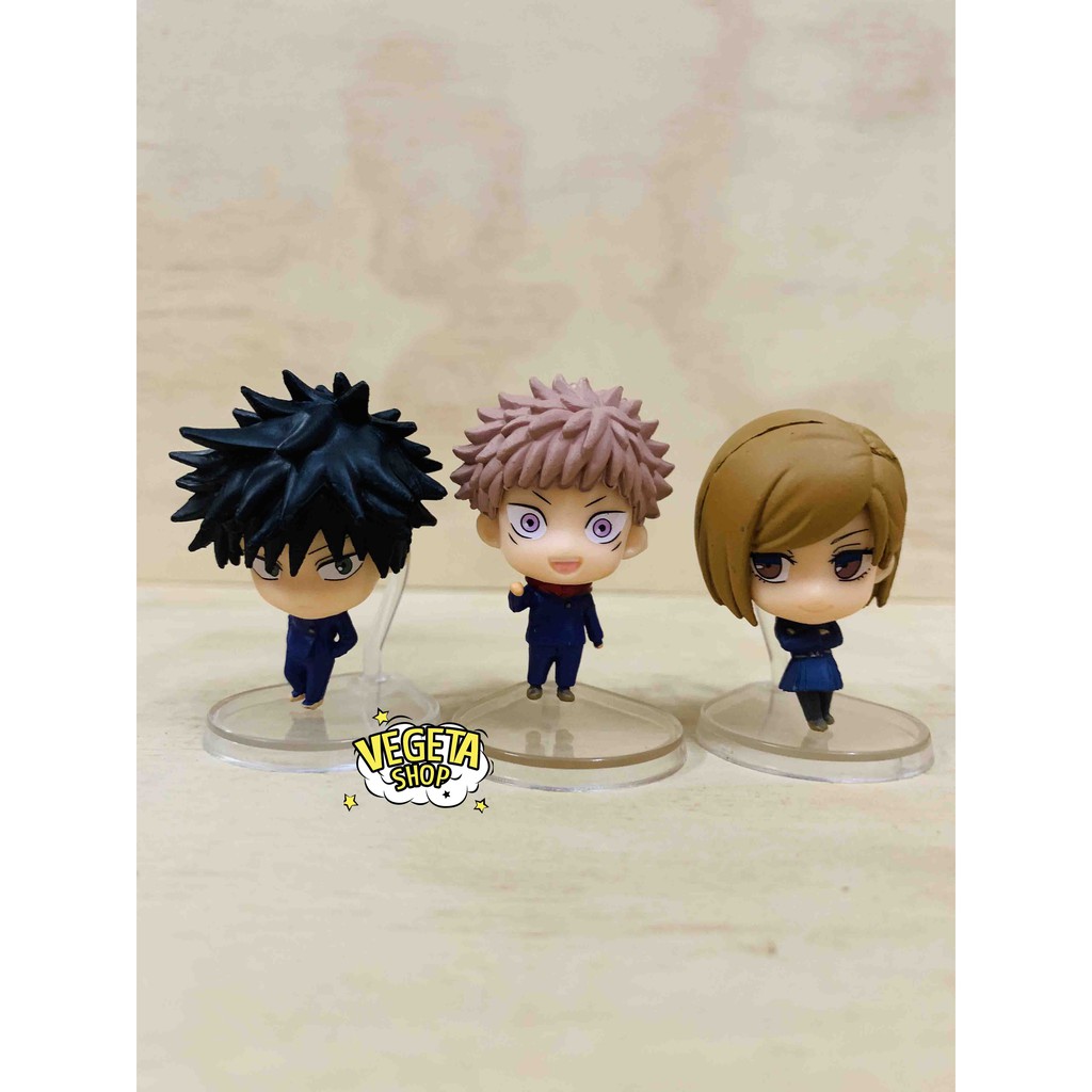 Mô hình Jujutsu Kaisen - Chú thuật hồi chiến - Set 5 nhân vật Itadori Megumi Fushiguro Kugisaki Satoru Gojo - Cao 5cm