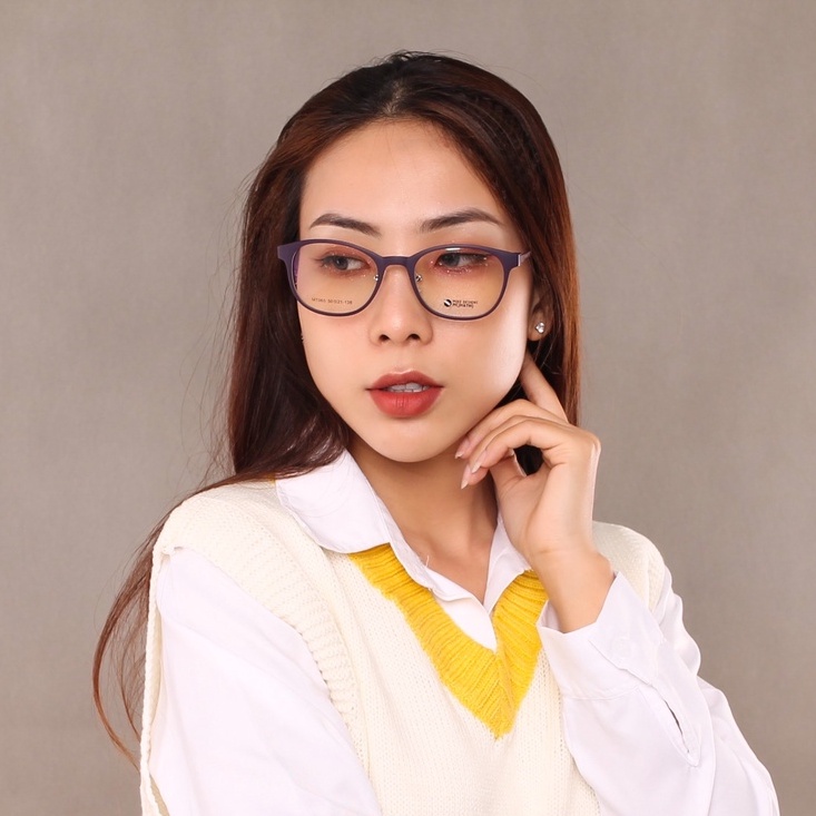 Gọng kính TR90 phối càng hợp kim cao cấp bền đẹp thời trang Ouress MT065