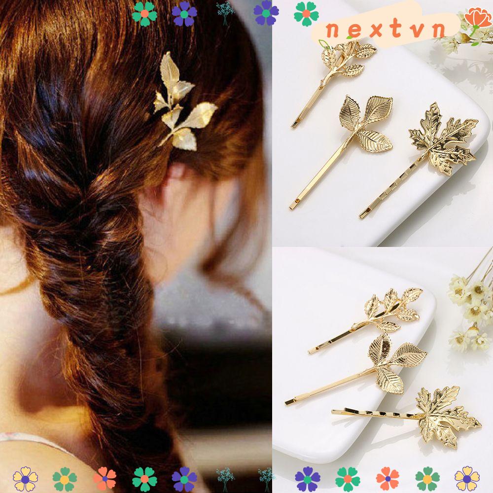 Kẹp tóc thời trang bằng kim loại long lanh cho phái nữ