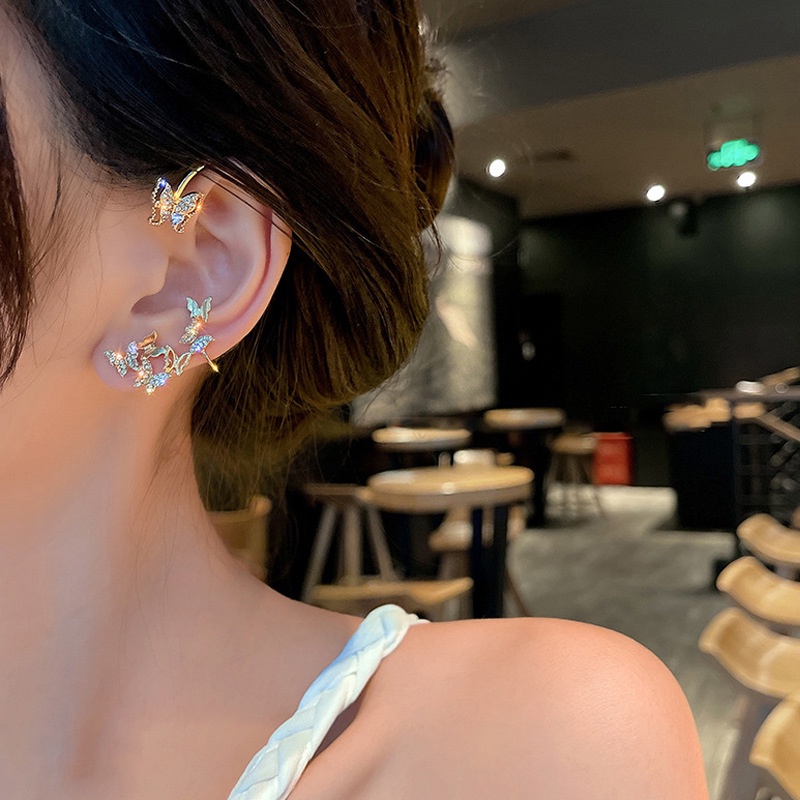 Set khuyên tai dáng dài phong cách cổ điển thời trang