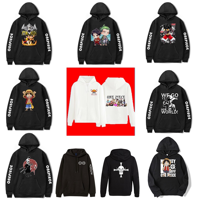 BST ÁO HOODIE One Piece cực đẹp hoodie hình Luffy One Piece chất nỉ bông | LUFFY STORE