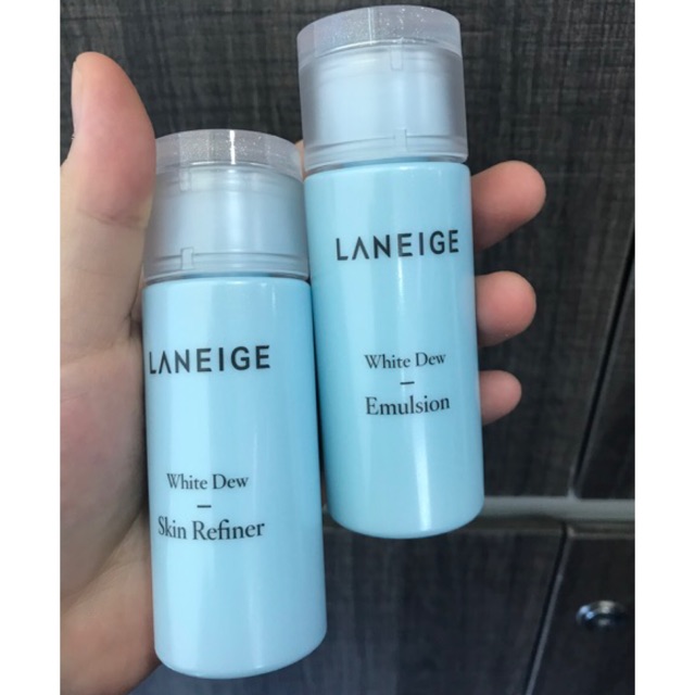 Set dưỡng da Laneige nước cân bằng và sữa dưỡng Perfect renew size 50ml chống lão hóa