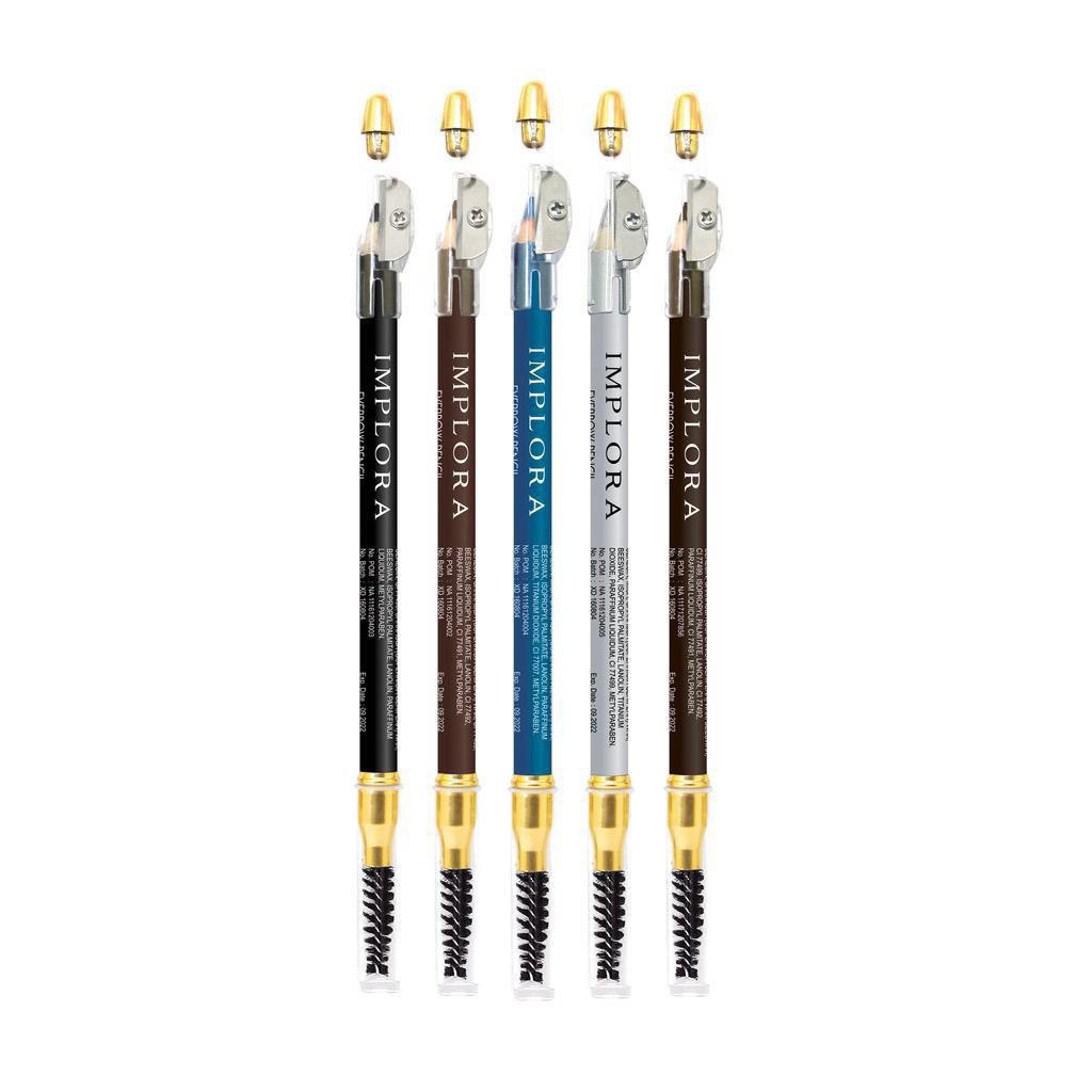 (hàng Mới Về) Bút Chì Kẻ Lông Mày Implora 2 Trong 1 Mềm Mại Có Đầu Cọ Bpom | BigBuy360 - bigbuy360.vn