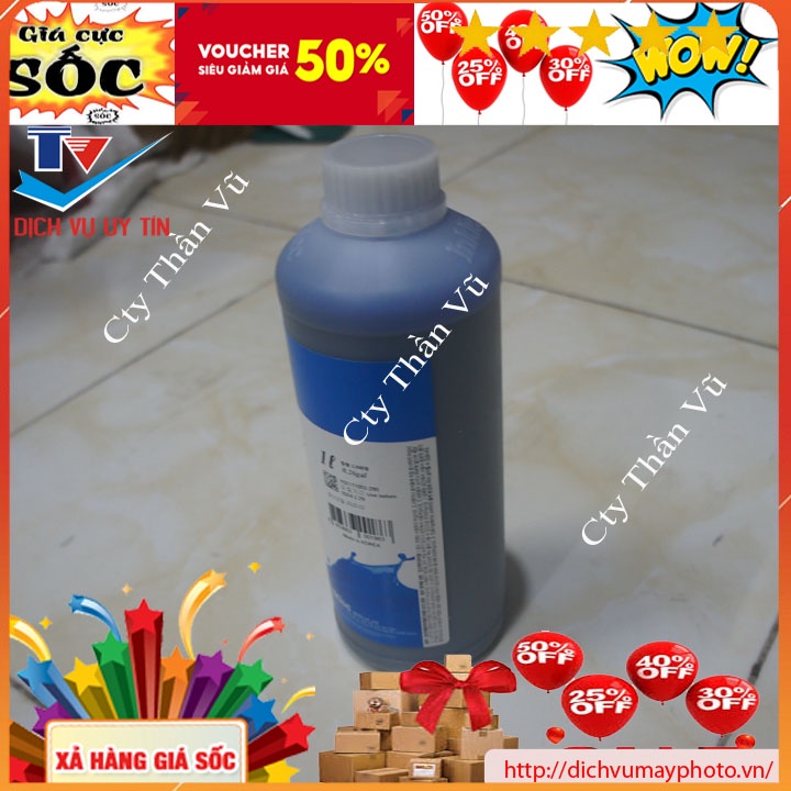 Mực inktec loại 1 lít in đẹp dùng cho máy in phun màu Epson Canon bao chất lượng