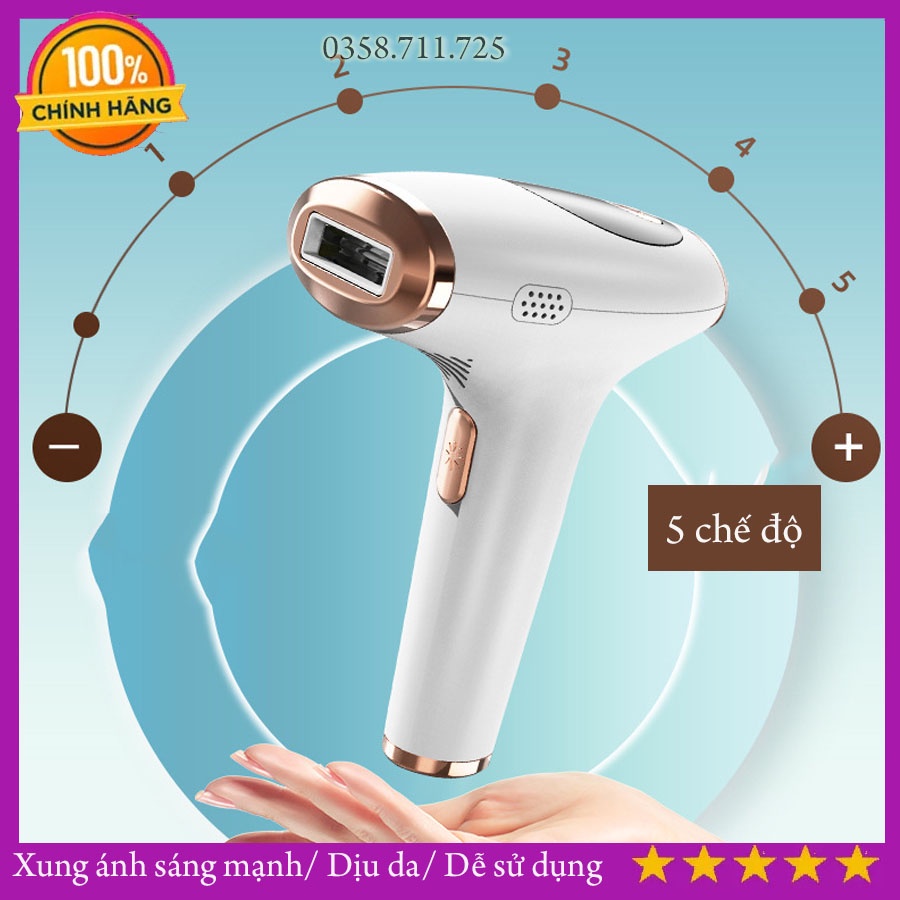 Máy triệt lông vĩnh viễn tự tẩy tại nhà, máy tẩy lông bằng laser cầm tay thông minh