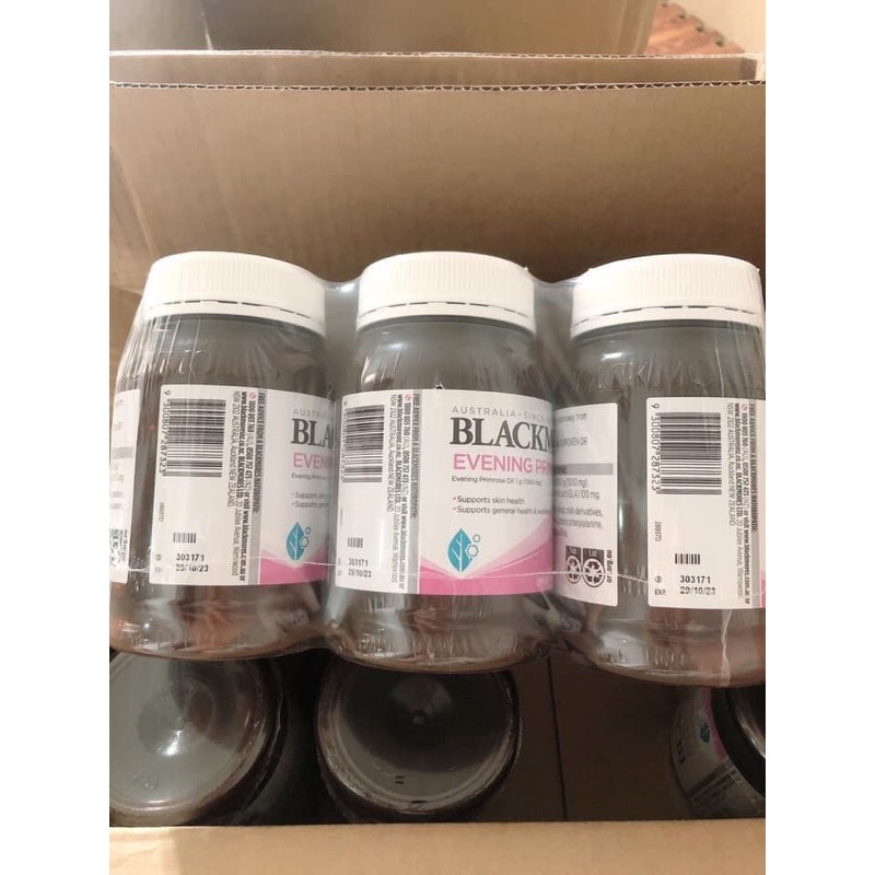 Tinh dầu hoa anh thảo Blackmores Evening Primrose Oil hộp 190 viên | BigBuy360 - bigbuy360.vn