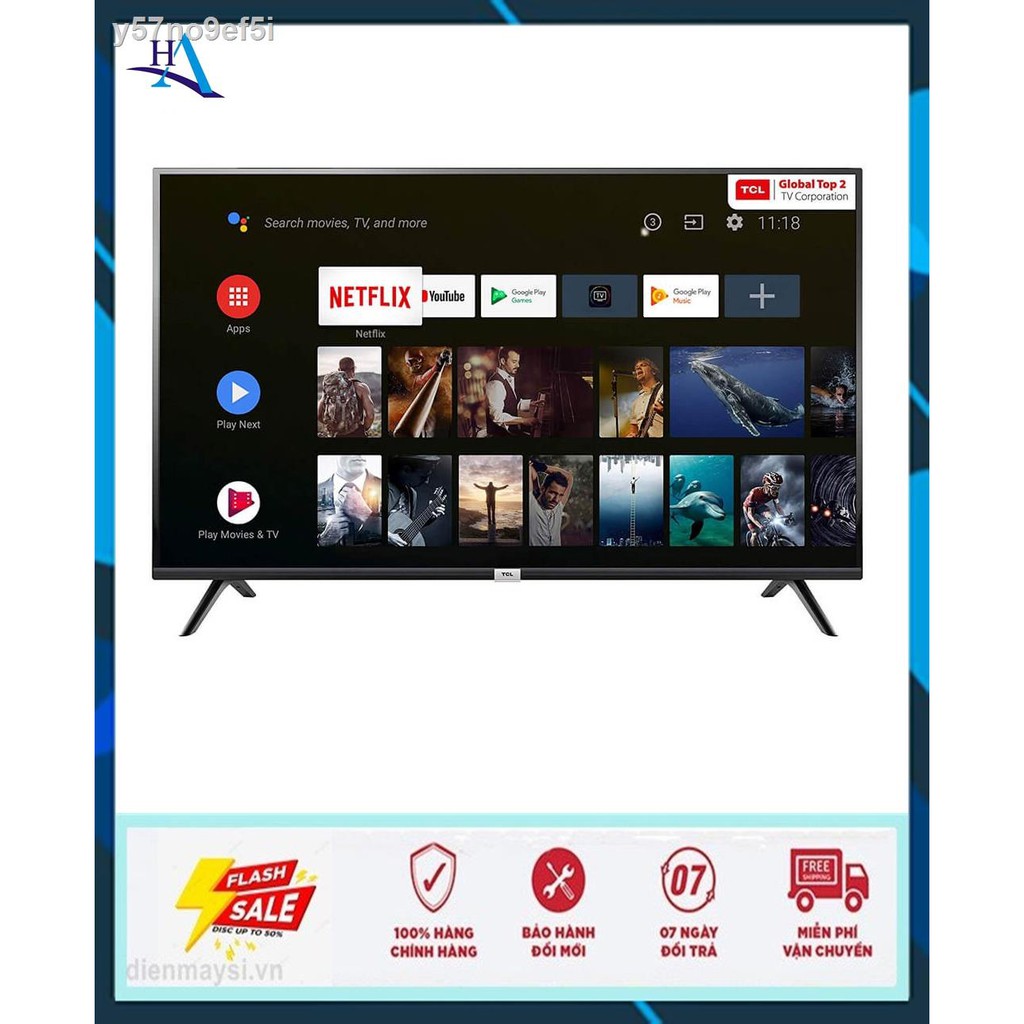 ❍♗Smart Tivi TCL 4K 43 Inch L43P8 (Miễn phí giao tại HCM-ngoài tỉnh liên hệ shop)