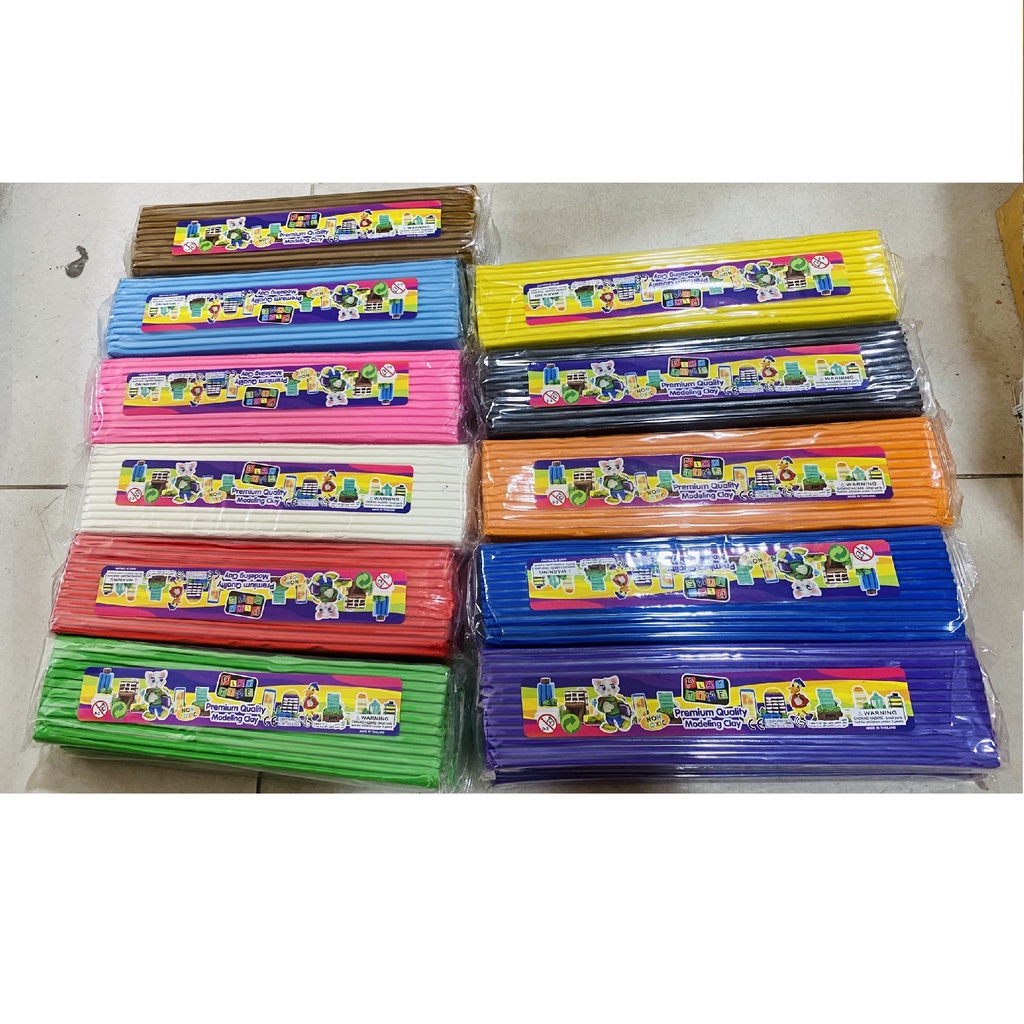 Đất nặn cân gói 500g Playtime nhiều màu sắc