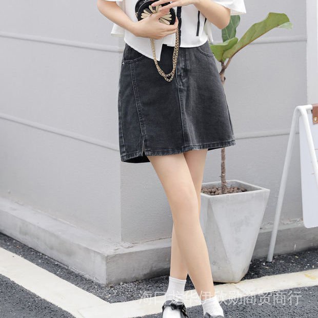 Quần Short Thể Thao Lưng Thun Cao Phối Dây Rút Phong Cách Hàn Quốc Thời Trang Mùa Hè Hàng Mới 2022 Dành Cho Bạn Nữ / Nam Chân Váy Denim Ngắn Chống Nắng Thiết Kế Xinh Xắn Cho Nữ