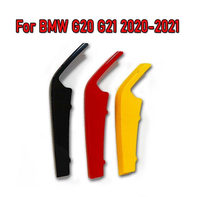 Bộ 3 Cái Kẹp Lưới Tản Nhiệt Bằng ABS Hình Lá Cờ Đức Cho BMW F30 F31 G20 G21 3 Series 2021 2020 2013-2019 M Power