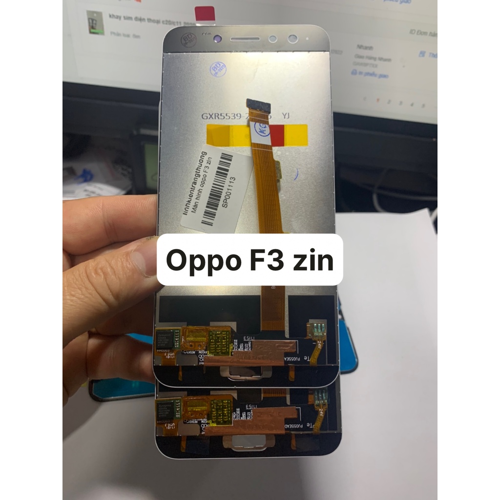 Màn hình zin bộ oppo F3 - hàng zin đã test