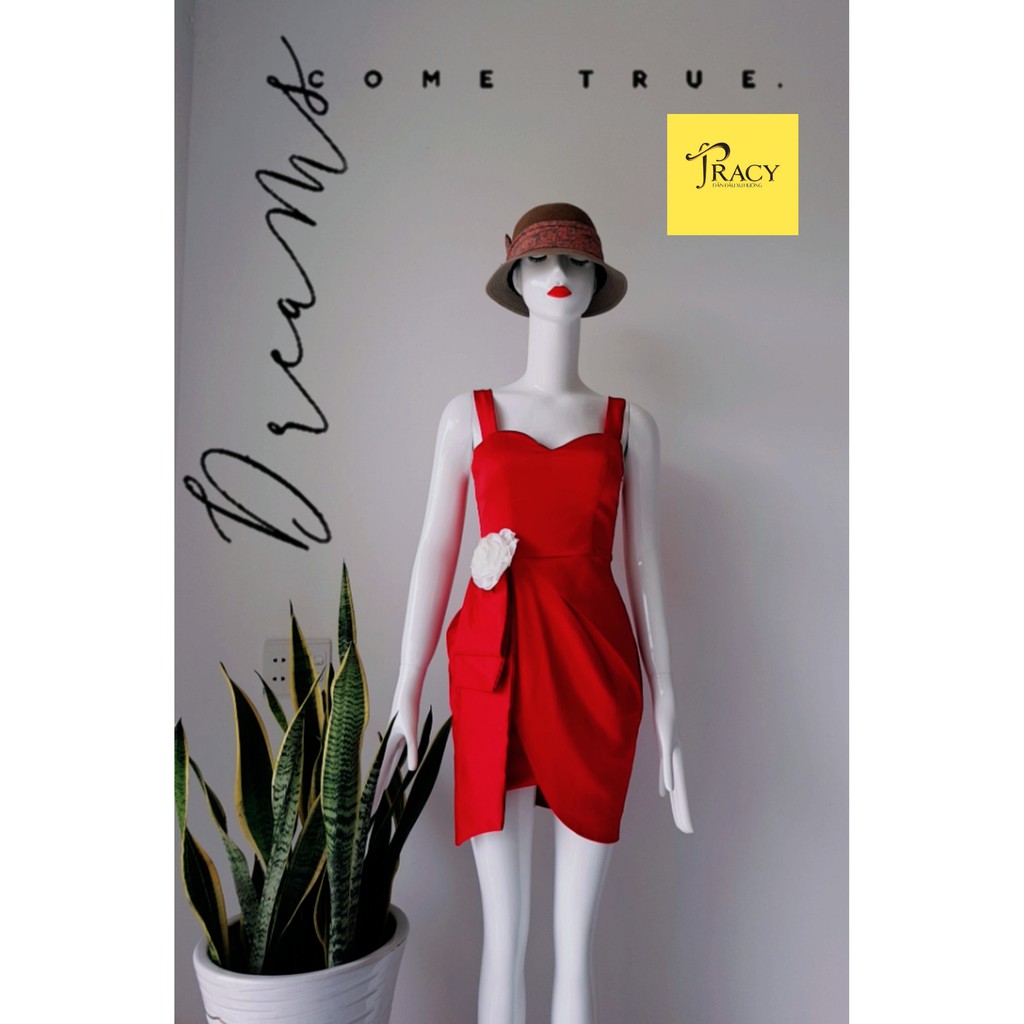 {HOT} RED LITTLE DRESS
