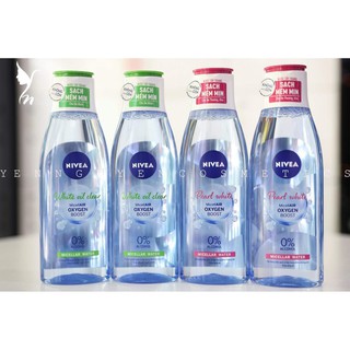 Nước Tẩy Trang Không Cồn Nivea Micellar Cleansing Water 200ml