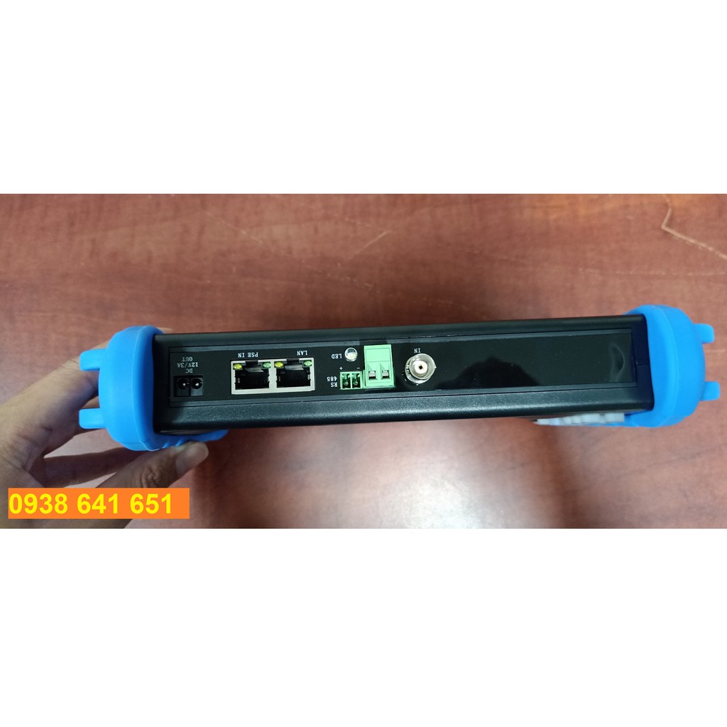 Thiết bị test camera cảm ứng 7inch IP/AHD/TVI/CVI 8.0MP HDMI input và ouput. BH 12 tháng