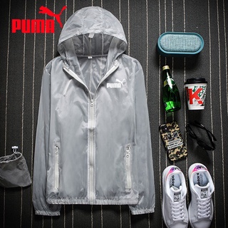 Áo khoác gió PUMA siêu nhẹ nhanh khô chống tia UV chống gió chống nước cho nam và nữ
