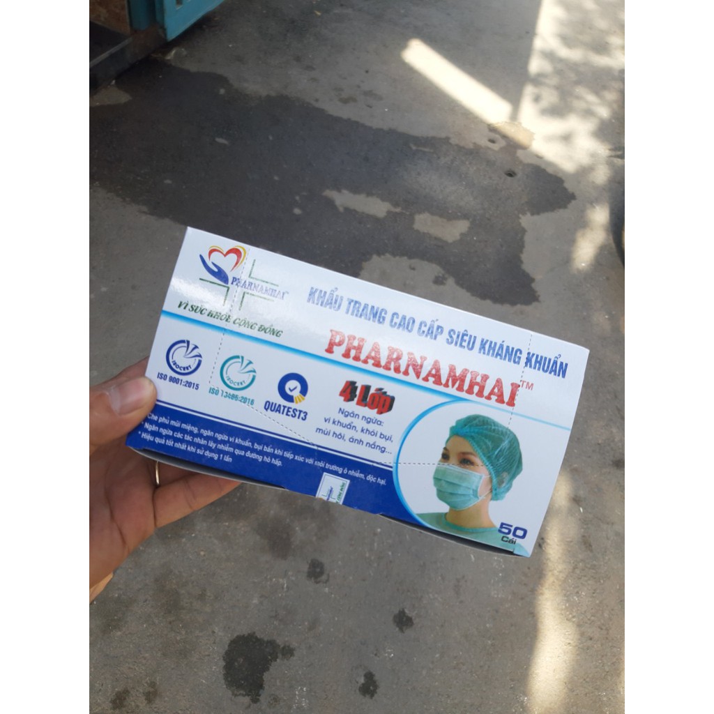 Chính Hãng - Khẩu Trang Y Tế NAM ANH - FAMAPRO 4 lớp kháng khuẩn cao cấp 50 Cái /1 hộp | BigBuy360 - bigbuy360.vn
