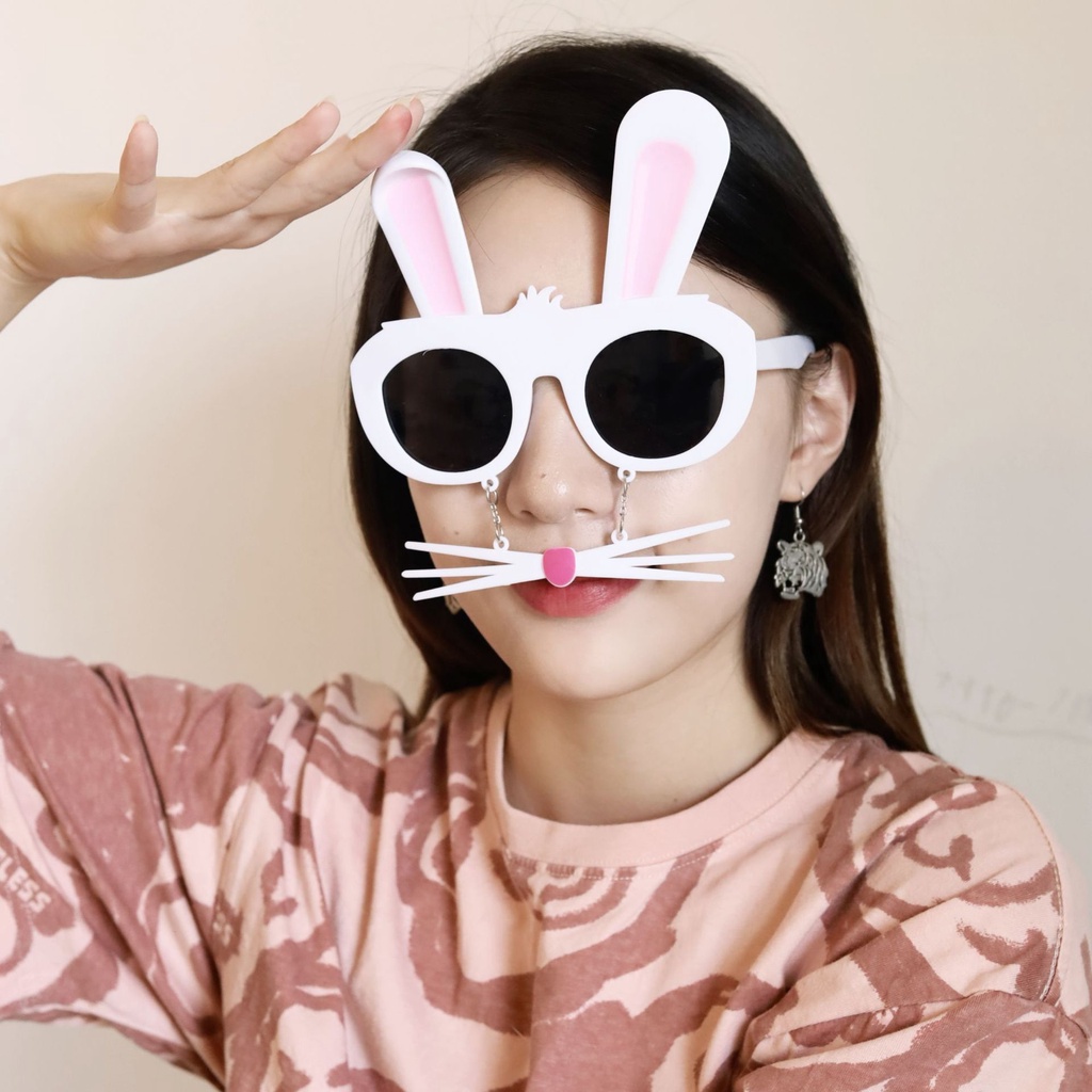 Kính Mát Nữ Hình Thỏ Dễ Thương