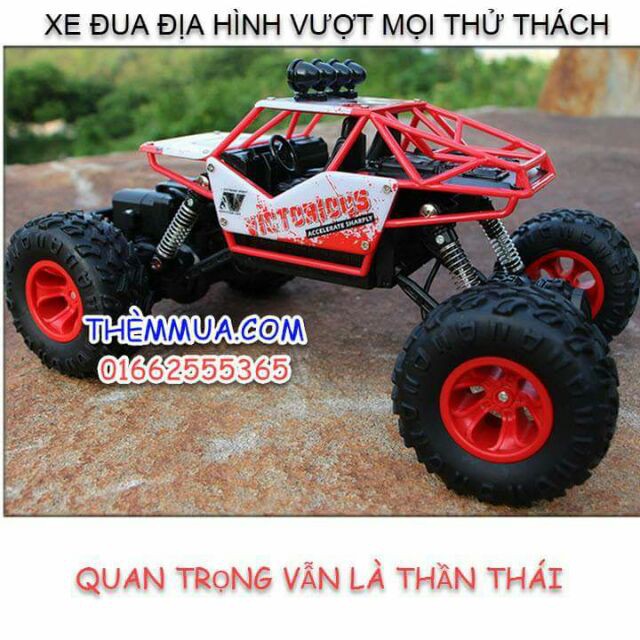 XE ĐỊA HÌNH 2 CẦU ĐIỀU KHIỂN TỪ XA