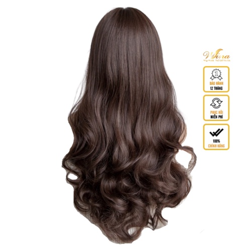 Tóc Giả Nguyên Đầu WINA Form Gợn Nhẹ Mái Thưa W-9144