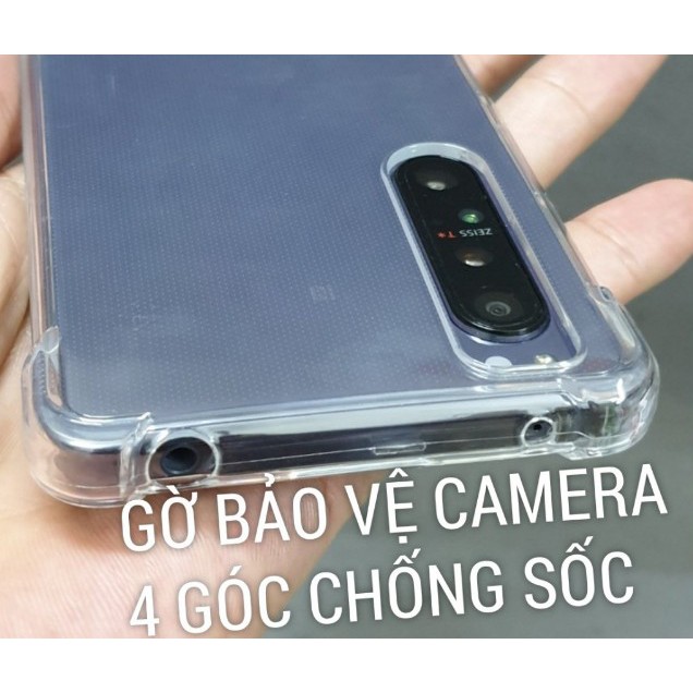 [Sony Xperia 1 Mark II/ Mark 2/ Xperia 1 II] Ốp lưng silicon dẻo trong suốt chống sốc cao cấp