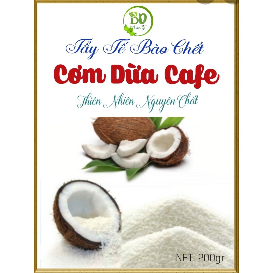 CƠM DỪA CAFE HANDMADE ( TẨY TẾ BÀO CHẾT)