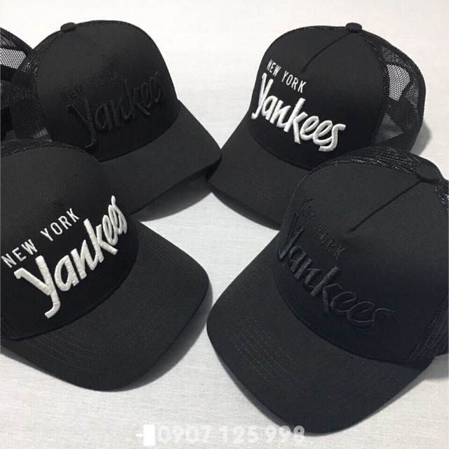 Nón kết phối lưới YANKEES, nón bóng chày.