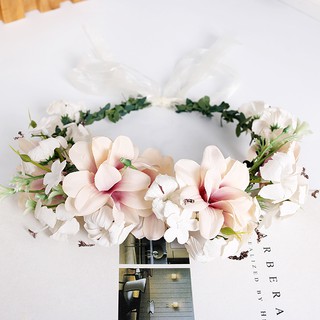 Mô Phỏng Vòng Hoa Bohemian Đi Biển Kỳ Nghỉ Băng Đô Cô Dâu Cưới Mũ Mori Phong Cách Siêu Cổ Tích Vòng Hoa Nơ Phụ Kiện Tóc Ảnh Phụ Kiện Tóc Hoa Cổ Tích Phù Dâu Băng Đô Phụ Kiện Hoa Cô Gái Phụ Kiện