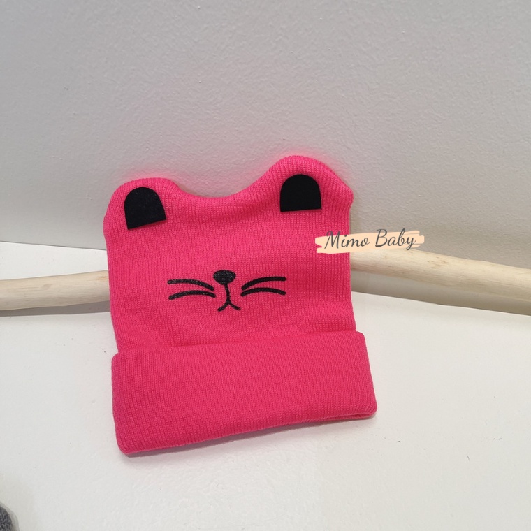 Mũ len hình mèo, cún đáng yêu cho bé (3m-3y) ML150 Mimo Baby