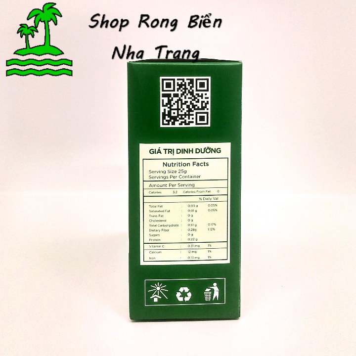 Rong Nho Biển Okinawa (Hộp 100g 5 gói) + Tặng 1 gói nước xốt mè rang
