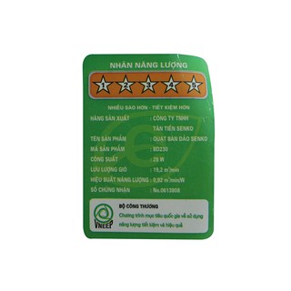 Quạt bàn Senko BD230