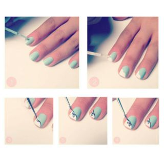 Cọ 3 Cây Bộ Cọ Vẽ Nét Nail - manh219