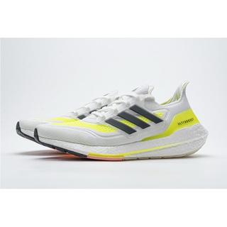 ( Hàng chuẩn Au ) Giày chạy Ultra Boost 2021 White Solar Yellow