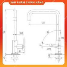 Vòi rửa chén Lạnh INAX SFV 30, vòi bếp Lạnh INAX SFV-30, Vòi rửa bát Lạnh INAX, Cam kết chính hãng