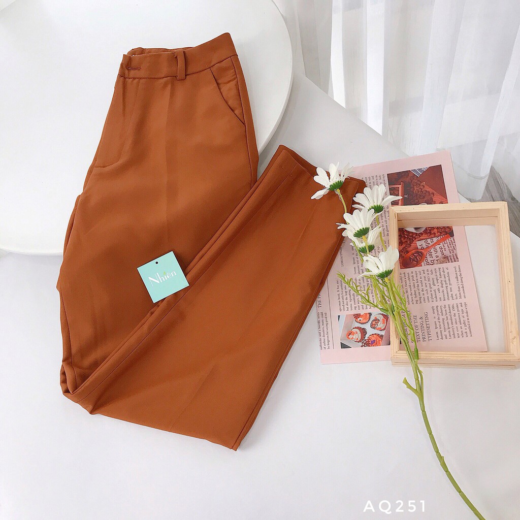 Quần Tây Basic_Nhienvintage AQ251 | BigBuy360 - bigbuy360.vn