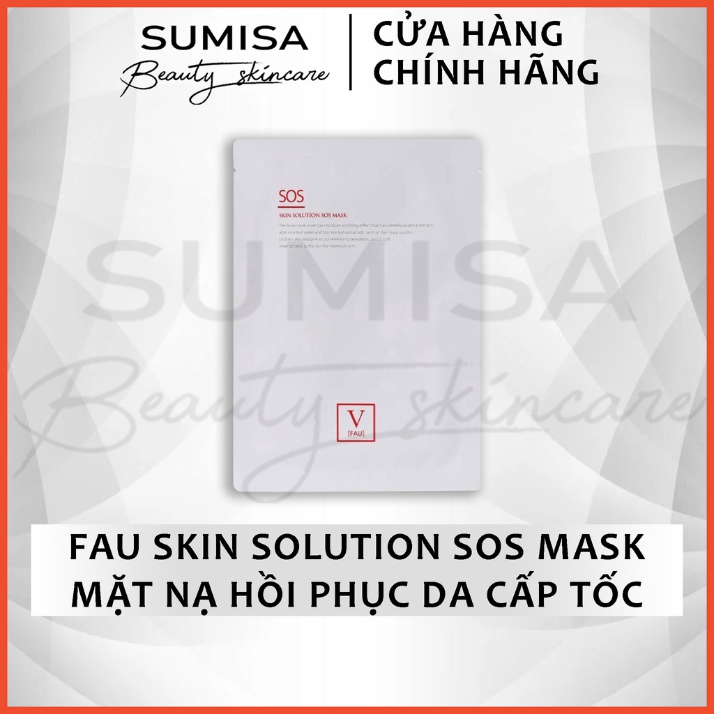 FAU Skin Solution SOS Mask - mặt nạ hồi phục da cấp tốc
