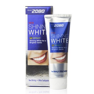 Kem đánh răng làm trắng răng 2080 shining white 3d effect 100g