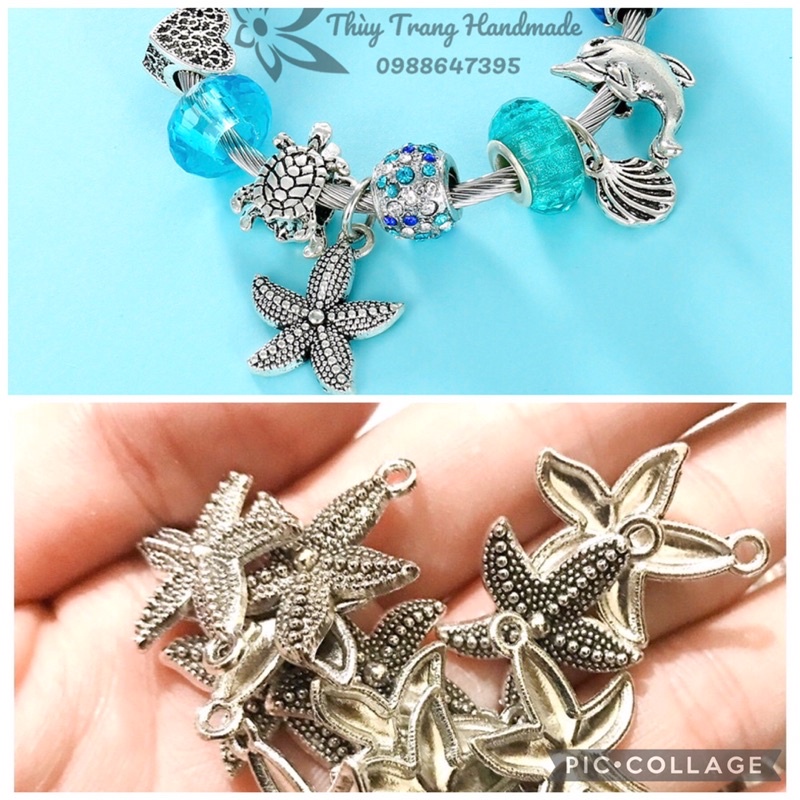 Charm Sao biển trang trí vòng tay, trang sức handmade