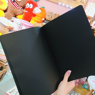 Vở đen viết bút nhũ size A5