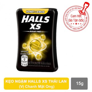 Kẹo ngậm thơm miệng trị ho Halls XS Thái Lan vị chanh mật ong