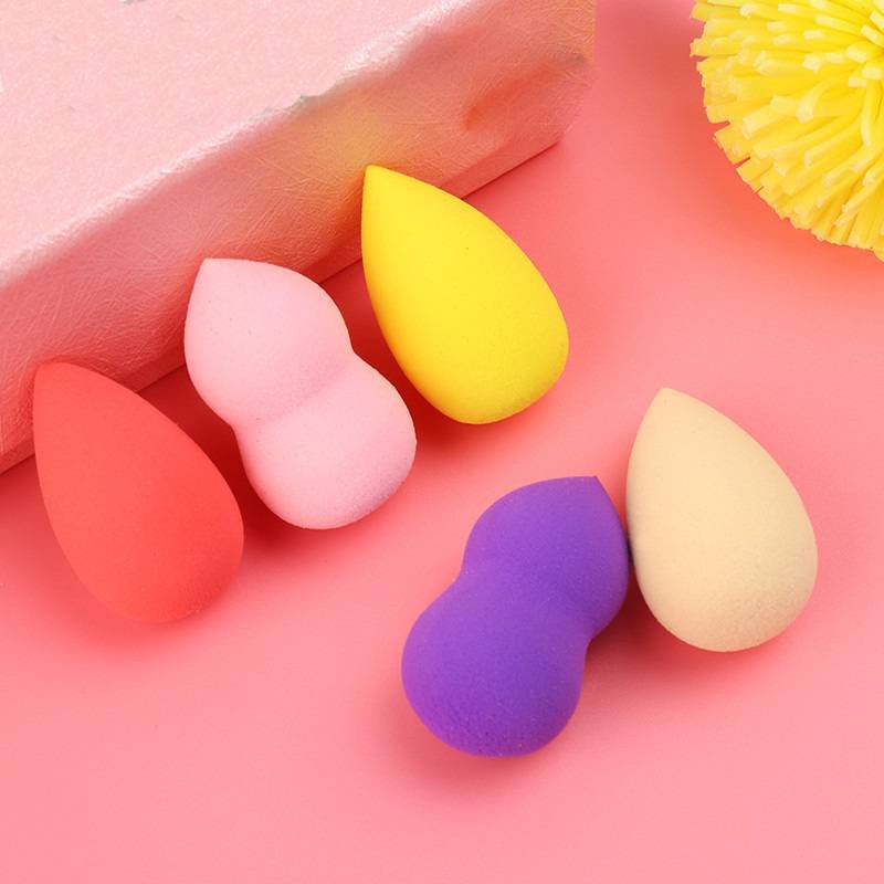 [Hàng mới về] Set 4 / 12 Mút Trang Điểm Mini Hình Quả Trứng Dùng Trang Điểm Khô / Ướt Màu Sắc Ngẫu Nhiên